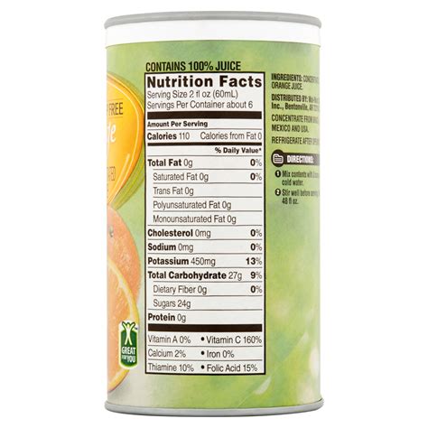 Orange Concentrate Ingredients