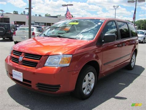 2008 Sunburst Orange Pearl Dodge Grand Caravan SE 3264010 GTCarLot