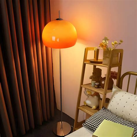 Brighten Up Your Space with Stunning Orange Floor Lamps - Perfect for Every Home Décor