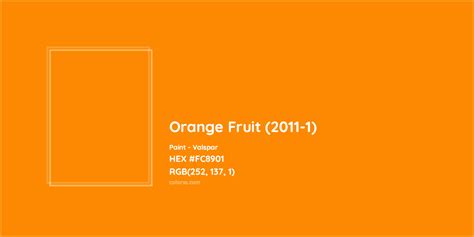 Orange Fruit Hex Code