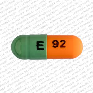 orange green capsule e92