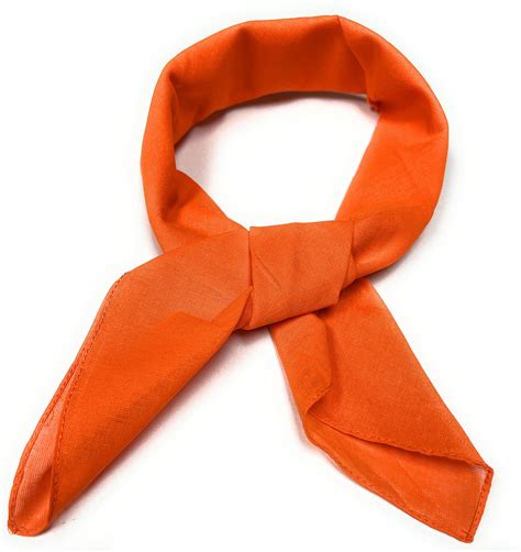 orange head scarf