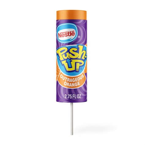 Orange Ice Cream Push Pop