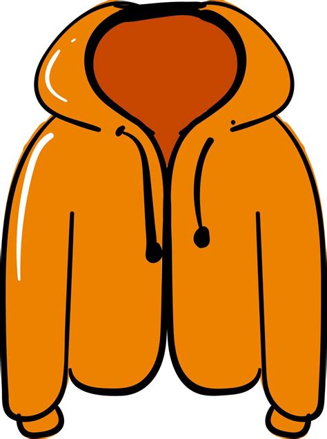 Orange Jacket Clipart