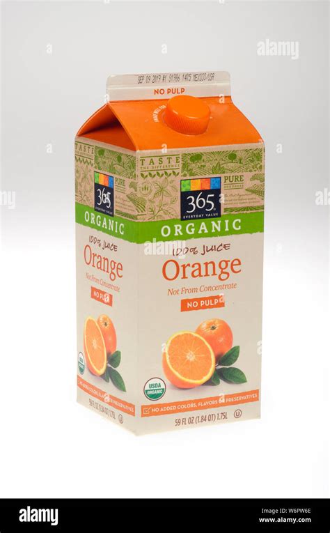 Orange Juice Container Size
