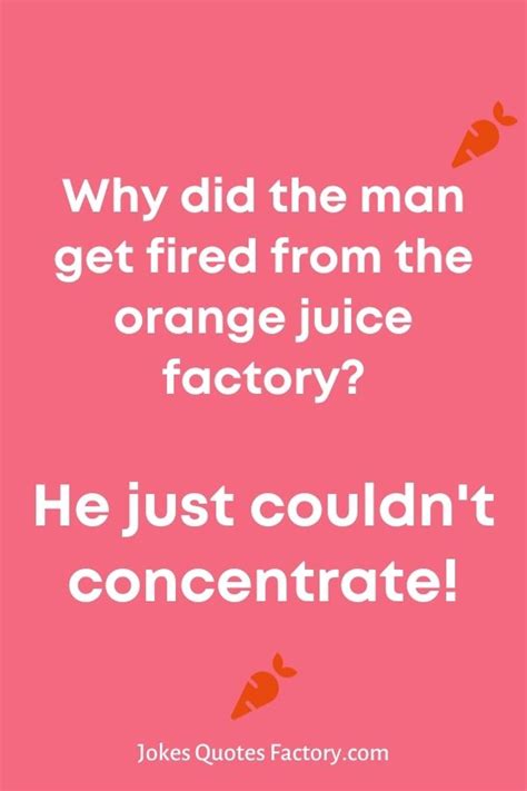 Orange Juice Factory Jokes