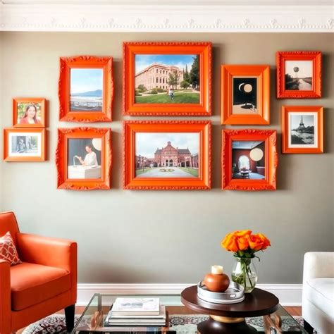 Orange Picture Frames