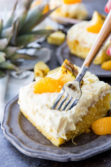 Orange Pineapple Fluff Cake