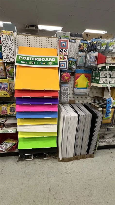 Orange Poster Board - Dollar Tree