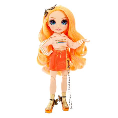 orange rainbow high doll