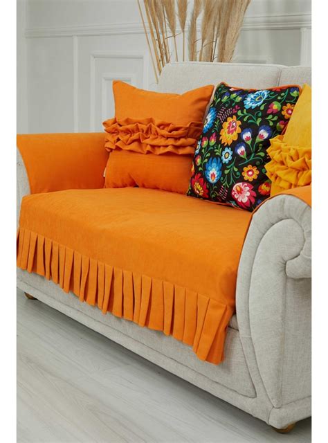 Orange Sofa Throws Uk