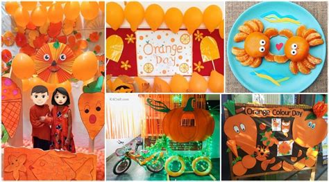 Orange Theme Ideas For Toddlers