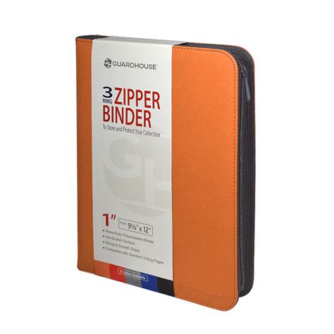Orange Three Ring Binder