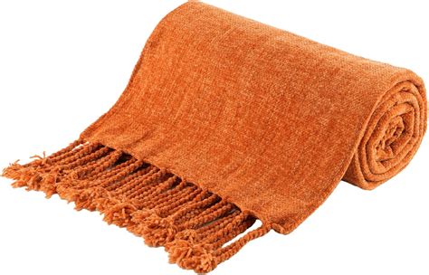 Orange Throw Blanket Amazon