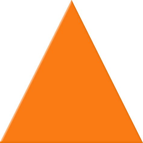 Orange Triangle With In It