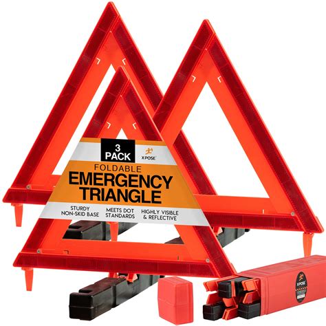 orange triangle with truck warning
