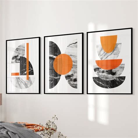 Orange Wall Art For Kitchen