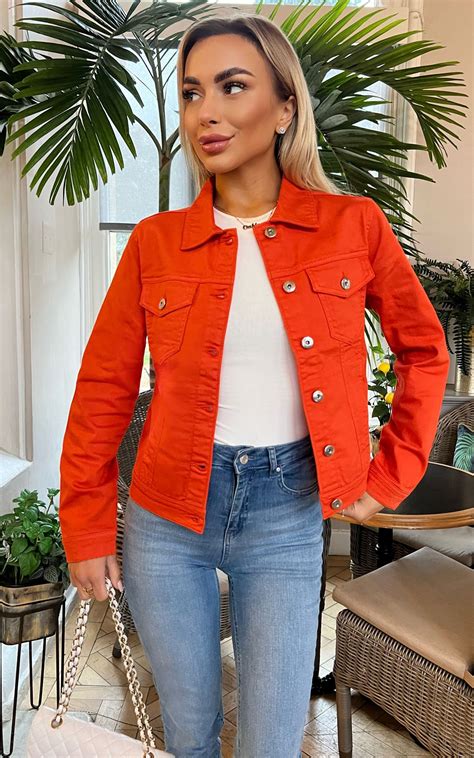 Orange Womens Jackets