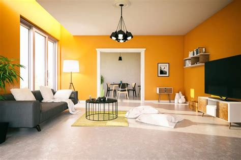 Orange Yellow Walls