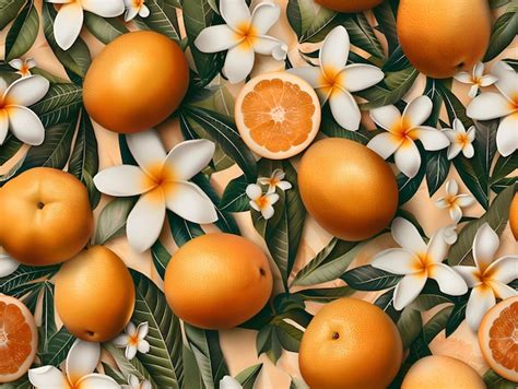Oranges Wallpaper Tropical