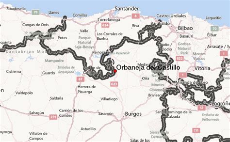 orbaneja del castillo burgos mapa