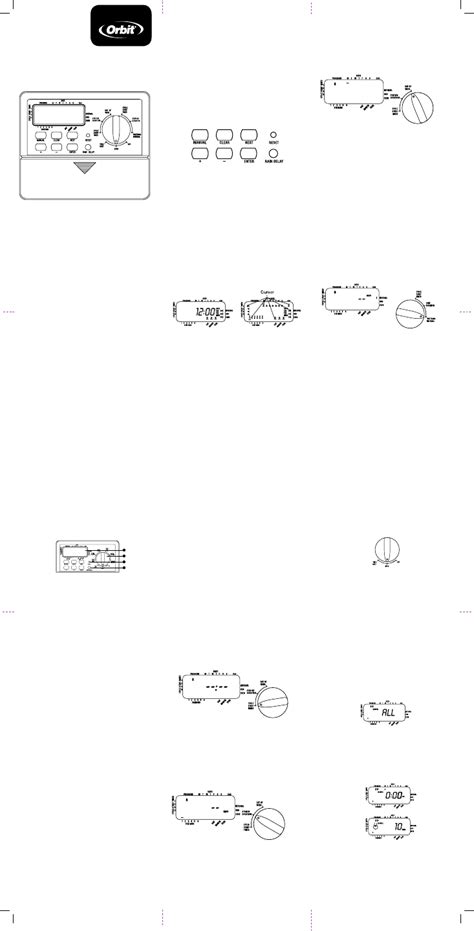 Orbit 6 Station Timer Manual