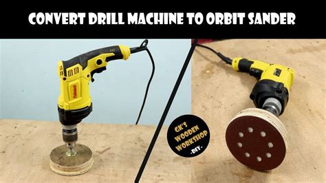 Orbital Sander Drill Attachment