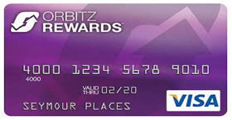 orbitz credit card login account