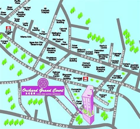 orchard rd singapore map