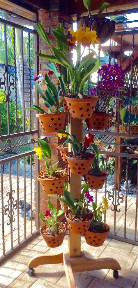 Orchid Pot Rack