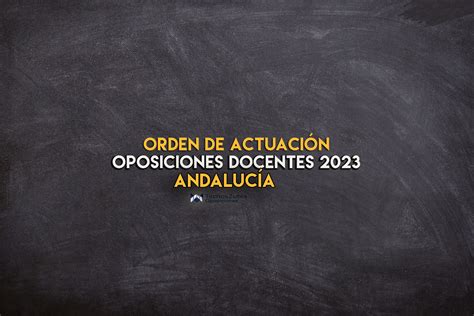 orden 6 marzo 2023 oposiciones