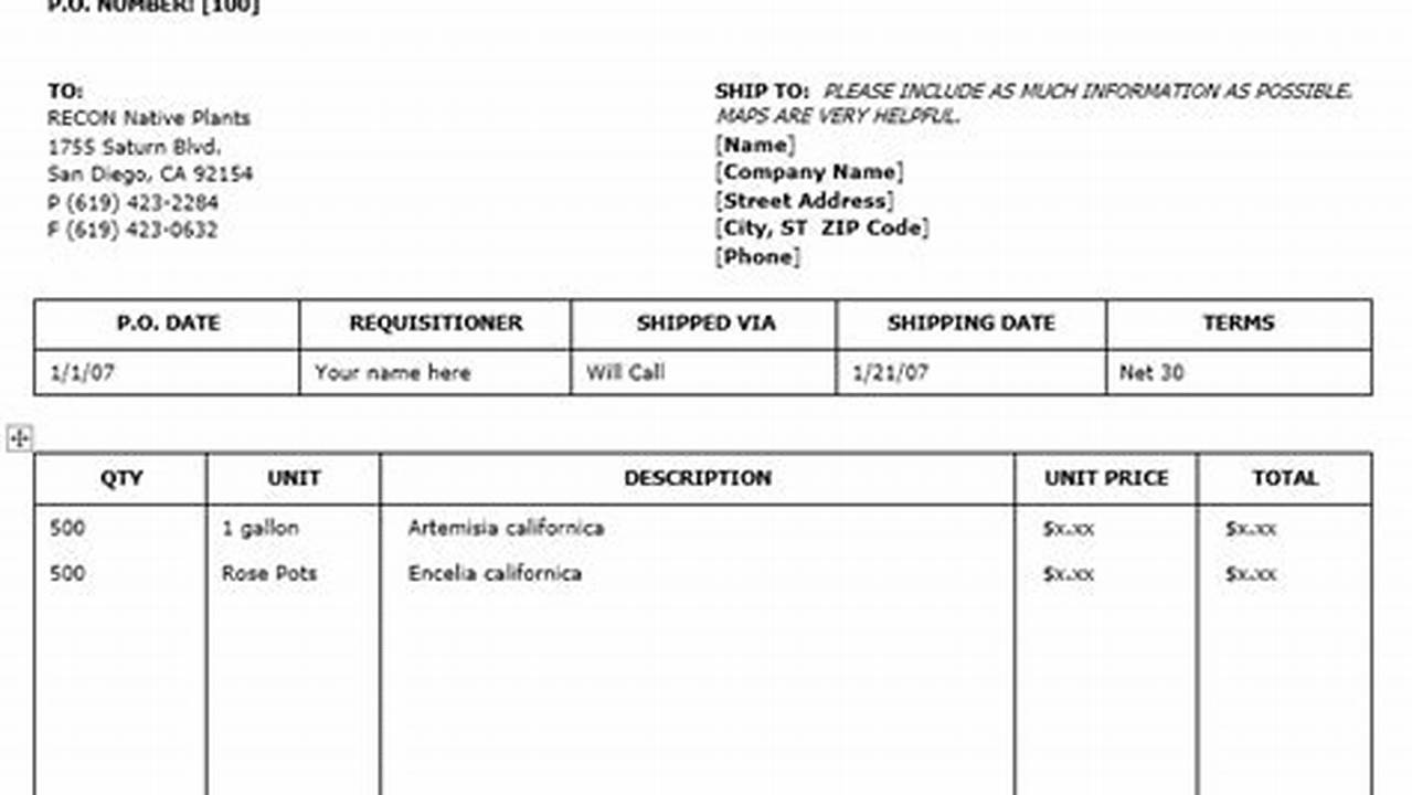 Order Invoice Template: A Comprehensive Guide