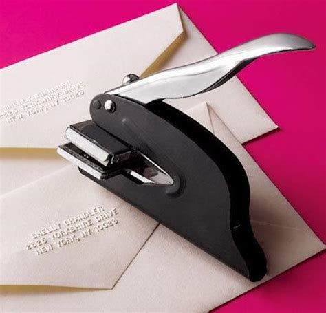 Order Address Embosser