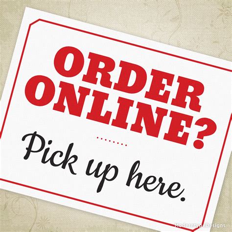 order food online and pick up