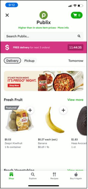 order publix online