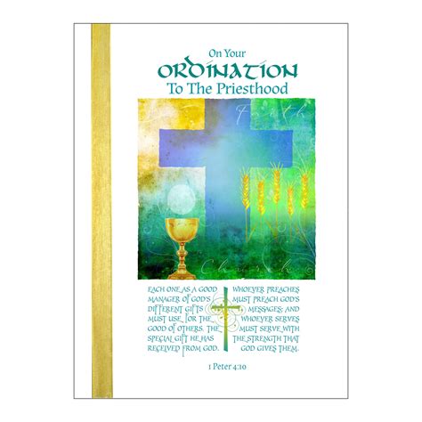 ordination card for priest