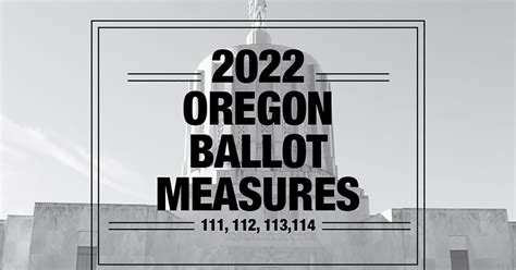 oregon ballot measures 2022