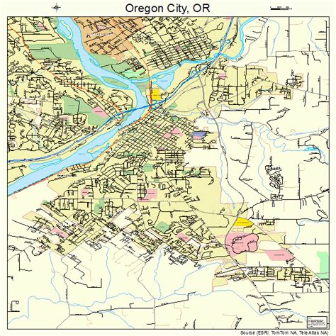 oregon city map