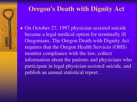 oregon health authority euthanasia act