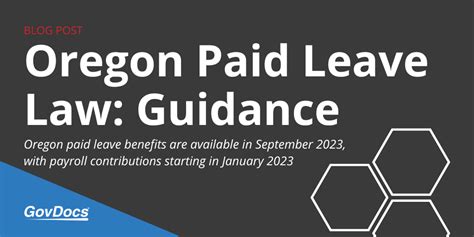 oregon paid leave vs paid leave oregon