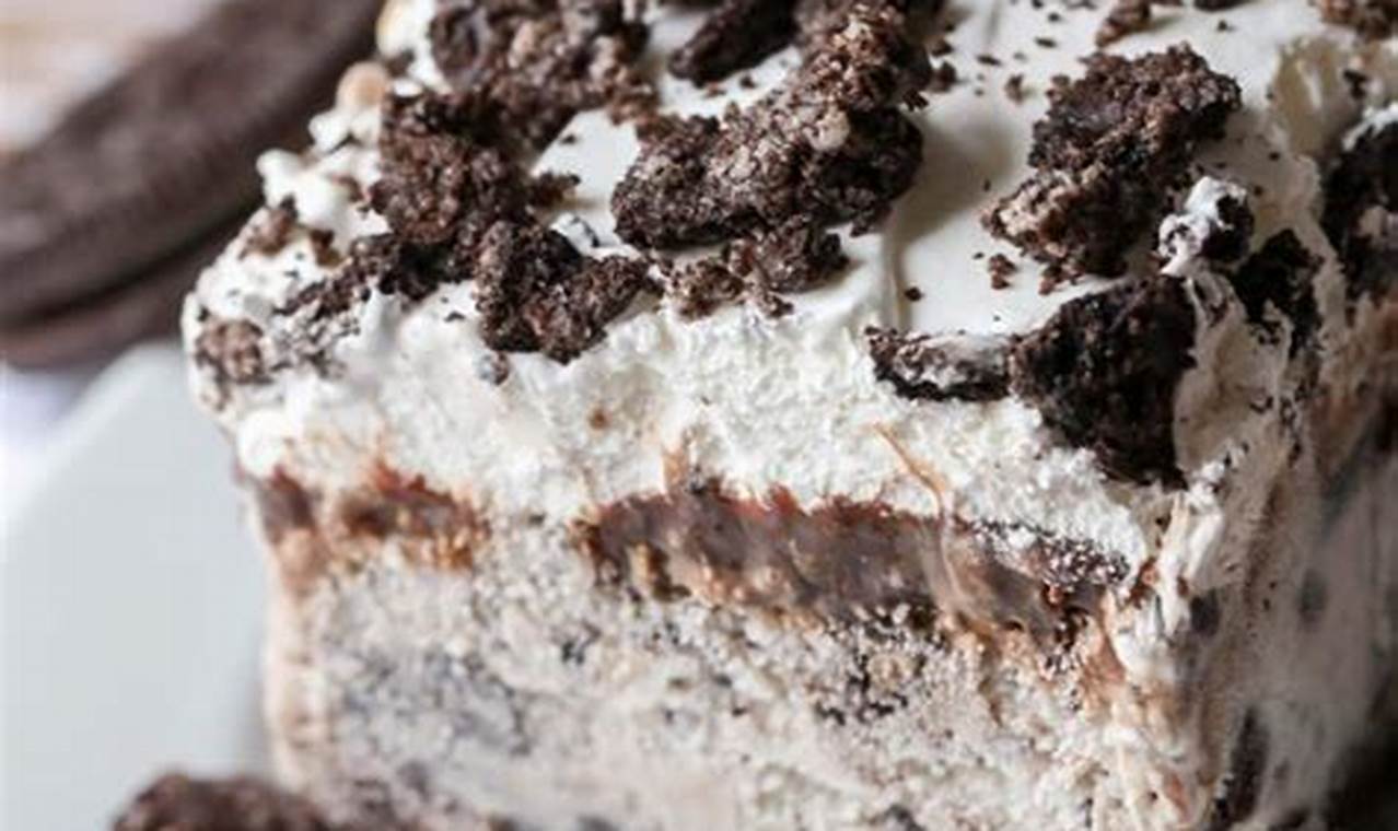 oreo ice cream cake recipe