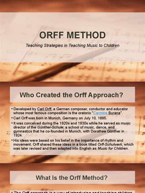 orff teaching method