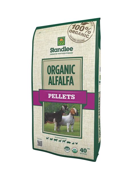 organic alfalfa pellets for goats