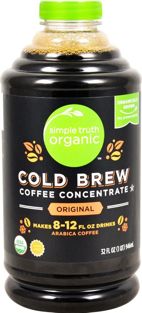 organic cold brew coffee concentrate