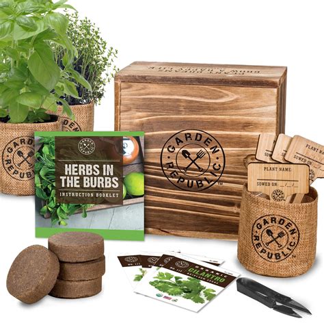 organic herb garden kit