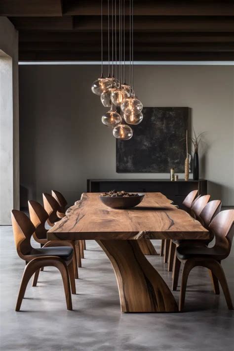 organic modernism dining table