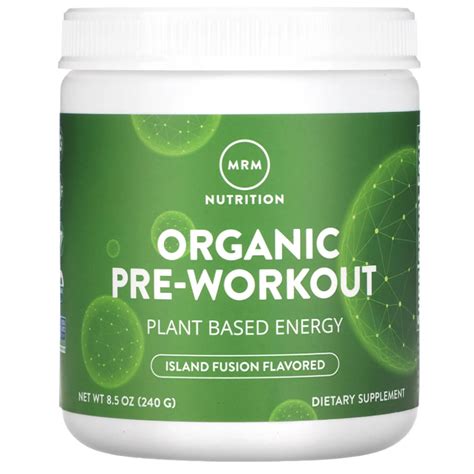 Organic Pre Workout 30 Servings (Wild Berry) GroundBased Nutrition