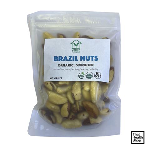organic sprouted brazil nuts