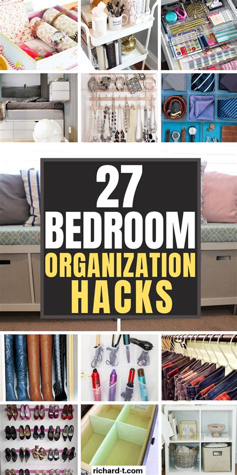 Organization Hacks For Your Bedroom