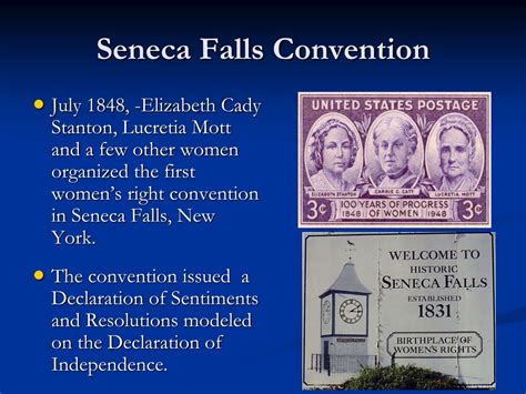 organized seneca falls convention